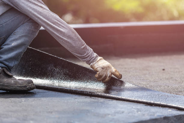 Professional Crawl Space Encapsulation technician working in Poland, OH